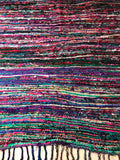 Vintage Moroccan BOUCHEROUITE rug BE447- 264 x 164 cm /8.6 x 5.4 FT