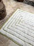 Moroccan BENI OUARAIN rug BO138 - 233 x 150 cm/ 7.6 x 4.9 FT