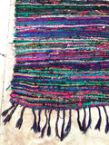 Vintage Moroccan BOUCHEROUITE rug BE447- 264 x 164 cm /8.6 x 5.4 FT