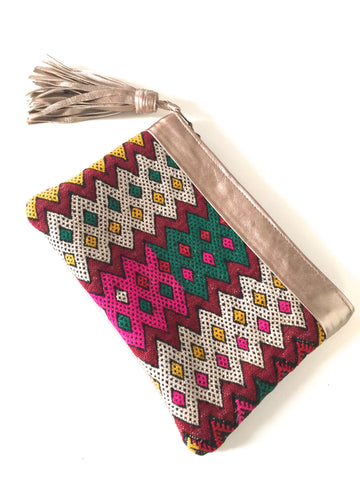 Kilim Boho clutch Alia