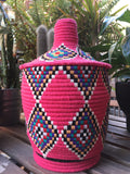 Vintage Moroccan basket Tanzania