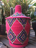 Vintage Moroccan basket Tanzania