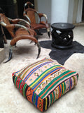 Moroccan kilim pouf