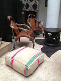 Moroccan kilim pouf