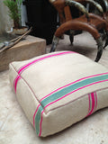 Moroccan kilim pouf