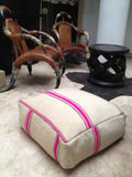 Moroccan kilim pouf