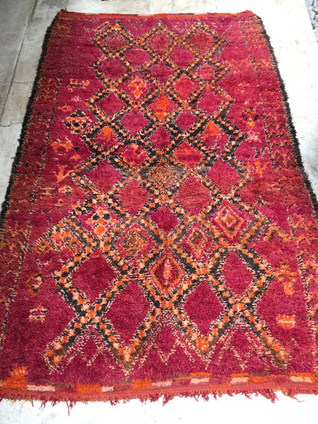 Vintage Beni Mguild rug