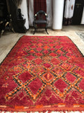 Vintage Beni Mguild rug