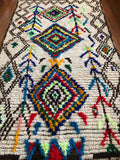 Vintage moroccan azilal rug