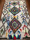 Vintage moroccan azilal rug