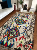Vintage moroccan azilal rug