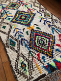 Vintage moroccan azilal rug