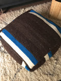 Moroccan vintage kilim POUF Chefchaouen