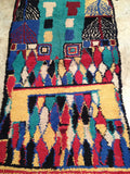 Vintage Moroccan AZILAL rug AZ207 -189 x 106 cm / 6'2" x 3'5"