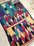 Vintage Moroccan AZILAL rug AZ207 -189 x 106 cm / 6'2" x 3'5"