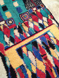 Vintage Moroccan AZILAL rug AZ207 -189 x 106 cm / 6'2" x 3'5"