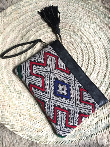 Kilim boucherouite vintage rug