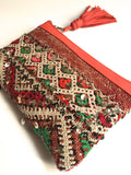 Kilim boho clutch purse handbag