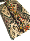 Kilim boho clutch purse handbag