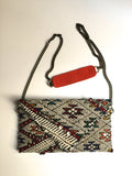 Kilim boho clutch purse handbag