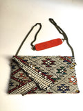 Kilim boho clutch purse handbag