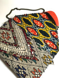 Kilim boho clutch purse handbag