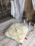 Moroccan vintage Beni Ouarain pouf
