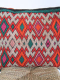 Reserved for Nikita - Vintage Moroccan berber kilim pillow Diamonds