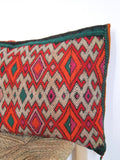 Reserved for Nikita - Vintage Moroccan berber kilim pillow Diamonds