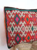 Reserved for Nikita - Vintage Moroccan berber kilim pillow Diamonds