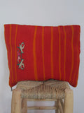 Reserved for Nikita - Vintage Moroccan berber kilim pillow Diamonds