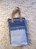 Mykonos Tote bag white and blue