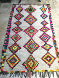 Vintage moroccan azilal rug