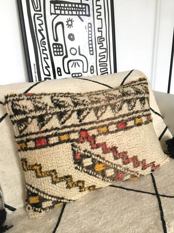 Vintage Moroccan Beni ouarain pillow